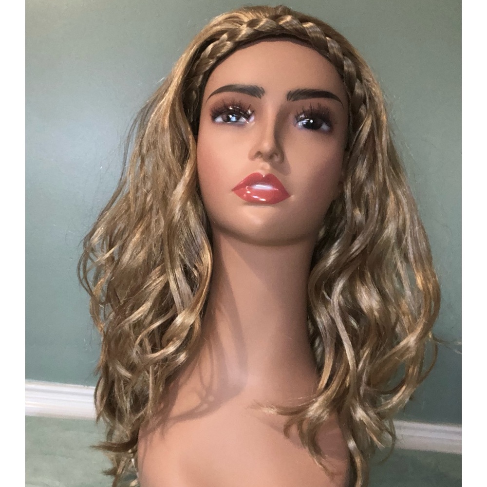 Paula Young head band wig  in color 14/26 sunkissed blonde  Wavy Hair Wig
